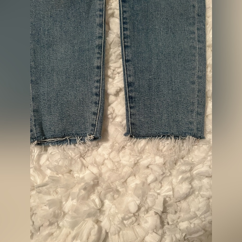Loft Jeans Distressed‎ Light Wash Skinny Women’s Jeans Sz 26 Inseam 27” - Picture 3 of 8